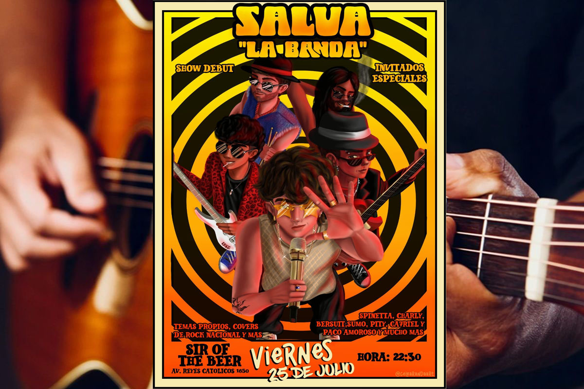 Salva "LaBanda" se prepara para rockear Sir of the Beer